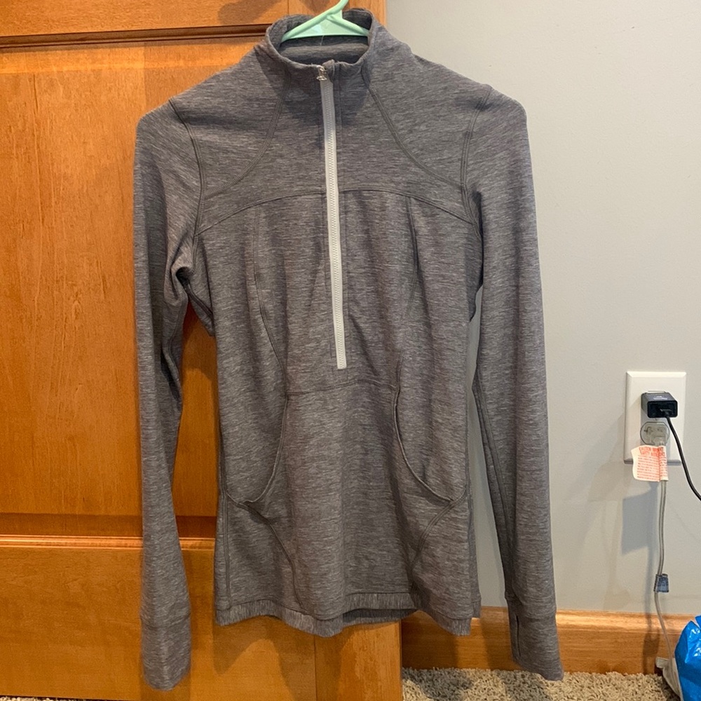 Lululemon Pullover/Half Zip Jacket With Thumb Hol… - image 1